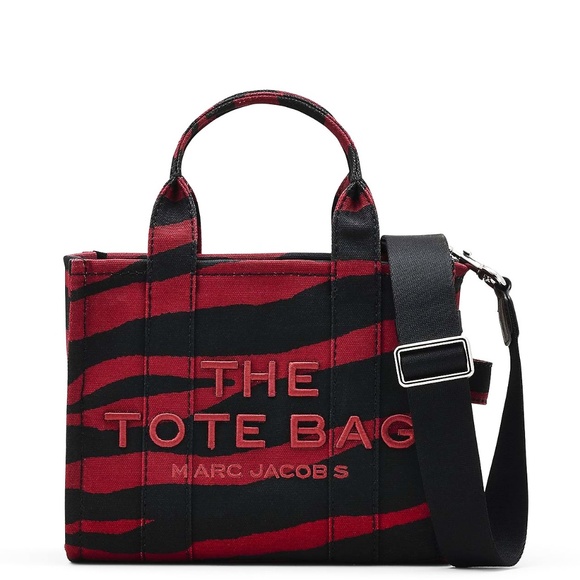Marc Jacobs Handbags - Marc Jacobs The Small Canvas Tote - Siren/Black Zebra Print